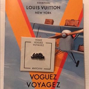 ❌Sold❌ Louis Vuitton Exhibition book and pin